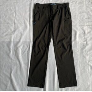 Amazon Pants Luly Yang Uniform Cargo Performance Stretch Black Women's Large
